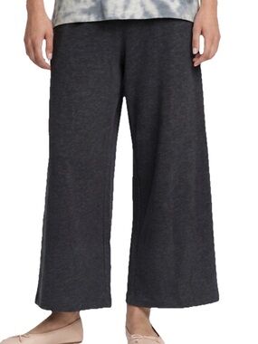Calme x Johnny Was Mihu Boho Wide Leg Pants Women’s Dark Grey Size Large
